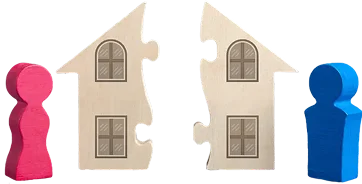 A picture of a broken home